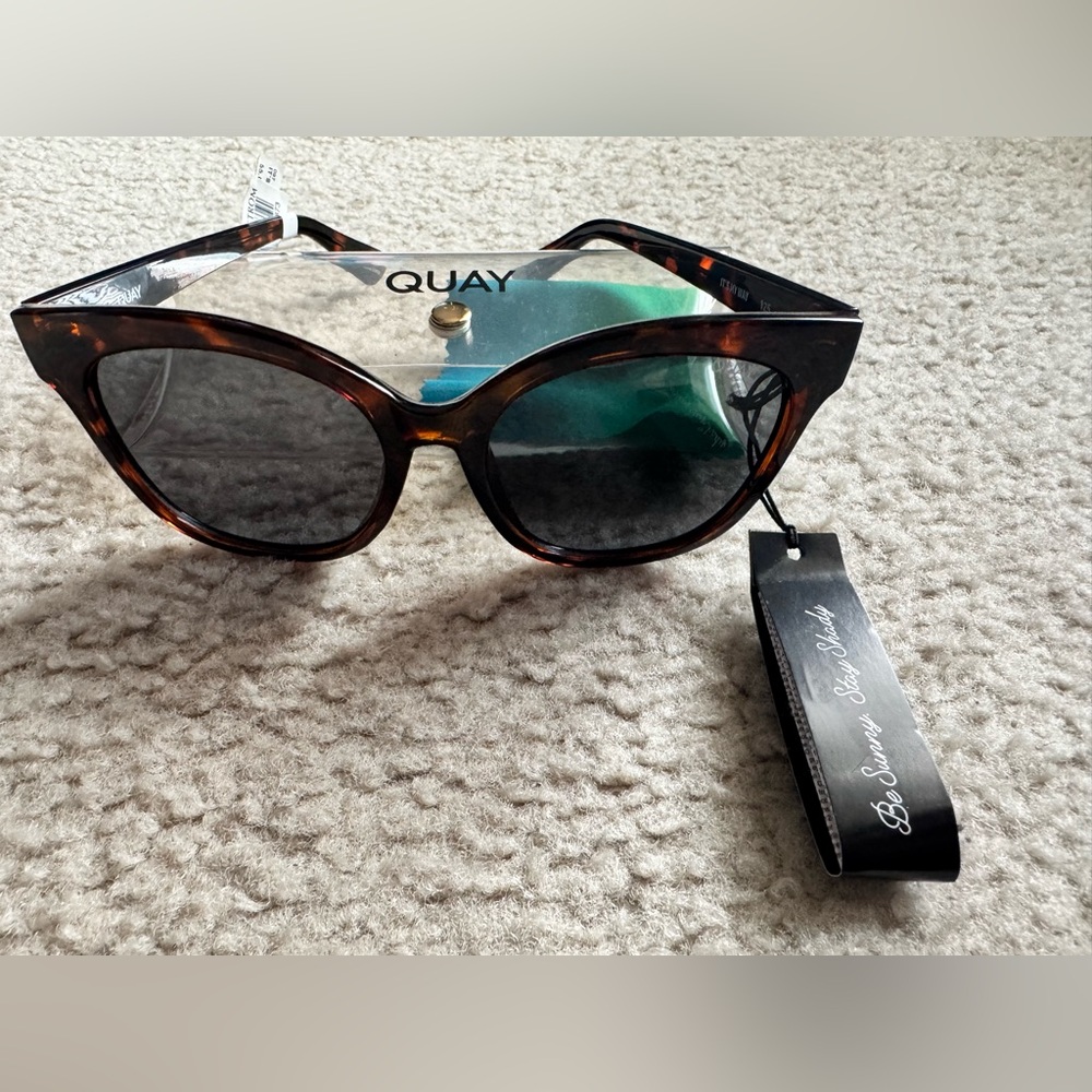 Quay Australia Black and Brown Sunglasses